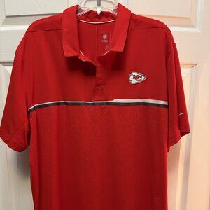 Nike Dri-FIT Kansas City Chiefs Polo Shirt Men’s 2XL NFL On-Field Red